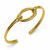 Aro Individual 07.282.0103.1 Oro Laminado, Diseño de Nudo, Pulido, Tono Dorado (Grosor 03 MM, Talla Unica)