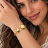Aro Individual 07.282.0117 Oro Laminado, Pulido, Tono Dorado (Grosor 02.5 MM, Talla Unica)