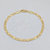 Pulsera Básica 03.419.0026.07 Oro Laminado, Diseño de Mariner, Pulido, Tono Dorado (Calibre 260, Grosor 07 MM, 7 Pulgadas de Largo)