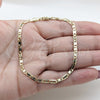 Pulsera Básica 03.419.0027.07 Oro Laminado, Diseño de Mariner, Pulido, Tono Dorado (Calibre 260, Grosor 07 MM, 7 Pulgadas de Largo)