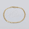 Pulsera Básica 03.419.0027.07 Oro Laminado, Diseño de Mariner, Pulido, Tono Dorado (Calibre 260, Grosor 07 MM, 7 Pulgadas de Largo)