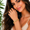 Aro Individual 07.331.0012 Oro Laminado, Diseño de Hueco, Pulido, Tono Dorado (Grosor 09.4 MM, Talla Unica)