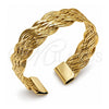 Aro Individual 07.331.0016 Oro Laminado, Diseño de Torcido, Pulido, Tono Dorado (Grosor 08.5 MM, Talla Unica)