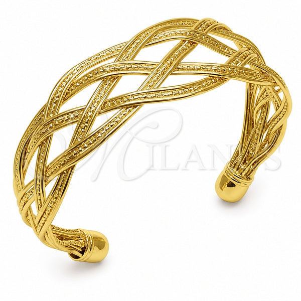 Aro Individual 07.331.0018 Oro Laminado, Diseño de Torcido, Pulido, Tono Dorado (Grosor 16.5 MM, Talla Unica)