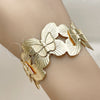 Aro Individual 07.331.0021 Oro Laminado, Diseño de Mariposa, Pulido, Tono Dorado (Grosor 25 MM, Talla Unica)