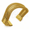 Aro Individual 07.331.0022 Oro Laminado, Diseño de Hueco, Pulido, Tono Dorado (Grosor 22 MM, Talla Unica)
