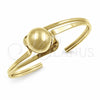 Aro Individual 07.213.0029 Oro Laminado, Diseño de Bola, Pulido, Tono Dorado (Grosor 02 MM, Talla Unica)