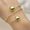 Aro Individual 07.213.0030 Oro Laminado, Diseño de Bola, Pulido, Tono Dorado (Grosor 02 MM, Talla Unica)