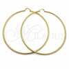 Argolla Extra Grande 02.213.0258.100 Oro Laminado, Diamantado, Tono Dorado