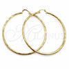 Argolla Extra Grande 02.213.0909.70 Oro Laminado, Diamantado, Tono Dorado