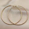 Argolla Extra Grande 02.213.0154.100 Oro Laminado, Diamantado, Tono Dorado