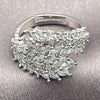 Anillo Multi Piedra 01.471.0060 Oro Laminado Blanco, Diseño de Ãrbol y Oja, Pulido, Rodinado (Talla Unica)