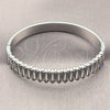 Aro Individual 07.116.0008.05 Acero Inoxidable, Diseño de Gota, Pulido, Tono Plateado (Grosor 10.8 MM, Talla 5 (2,50 de Diámetro))