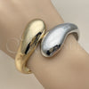 Aro Individual 07.215.0050.05 Oro Laminado, Diseño de Gota, Pulido, Dos Tonos (Grosor 40 MM, Talla 5 (2,50 de Diámetro))