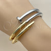Aro Individual 07.215.0052.05 Oro Laminado, Diseño de Clavo, Pulido, Tono Dorado (Grosor 24 MM, Talla 5 (2,50 de Diámetro))