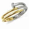 Aro Individual 07.215.0052.05 Oro Laminado, Diseño de Clavo, Pulido, Tono Dorado (Grosor 24 MM, Talla 5 (2,50 de Diámetro))