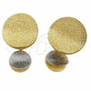 Arete Dormilona 02.472.0001 Oro Laminado, Mate, Dos Tonos
