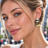 Arete Dormilona 02.472.0010 Oro Laminado, Pulido, Dos Tonos