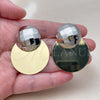 Arete Dormilona 02.472.0010 Oro Laminado, Pulido, Dos Tonos