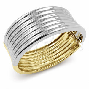 Aro Individual 07.307.0018.2.04 Oro Laminado, Pulido, Dos Tonos (Grosor 25 MM, Talla 4 (2,25 de Diámetro))