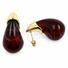 Arete Dormilona 02.60.0183 Oro Laminado, Diseño de Gota, Pulido, Tono Dorado