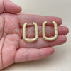 Argolla Huggie 02.195.0411.22 Oro Laminado, Pulido, Tono Dorado