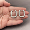 Argolla Huggie 02.195.0411.1.22 Oro Laminado Blanco, Pulido, Rodinado