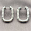 Argolla Huggie 02.195.0411.1.22 Oro Laminado Blanco, Pulido, Rodinado