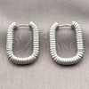 Argolla Huggie 02.195.0411.1.18 Oro Laminado Blanco, Pulido, Rodinado