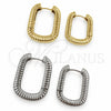Argolla Huggie 02.195.0411.1.18 Oro Laminado Blanco, Pulido, Rodinado