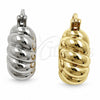 Argolla Pequeña 02.195.0417.1.16 Oro Laminado Blanco, Pulido, Rodinado