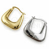 Argolla Pequeña 02.195.0419.1.24 Oro Laminado Blanco, Pulido, Rodinado