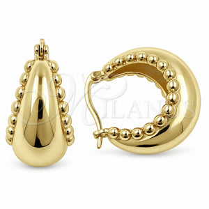 Argolla Pequeña 02.195.0424.25 Oro Laminado, Pulido, Tono Dorado