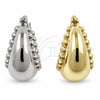 Argolla Pequeña 02.195.0424.1.25 Oro Laminado Blanco, Pulido, Rodinado