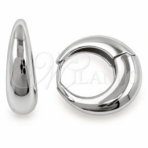 Argolla Huggie 02.195.0171.1.20 Oro Laminado Blanco, Pulido, Rodinado