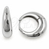 Argolla Huggie 02.195.0171.1.20 Oro Laminado Blanco, Pulido, Rodinado