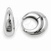 Argolla Huggie 02.195.0171.1.17 Oro Laminado Blanco, Pulido, Rodinado