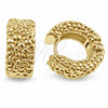 Argolla Huggie 02.195.0452.20 Oro Laminado, Pulido, Tono Dorado