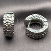 Argolla Huggie 02.195.0452.1.20 Oro Laminado Blanco, Pulido, Rodinado