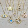Kit Surtido de 25 Collares de la Suerte de Oro Laminado al por mayor — SKU 148654