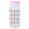 Kit Surtido de 160 Argollas Huggies de Oro Laminado con Exhibidor Giratorio al por mayor — SKU 157159