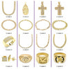 Especial Día del Padre: 28 piezas de Oro Laminado al por mayor — SKU 132086