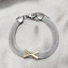 Pulsera Elegante 03.63.22134.09 Acero Inoxidable, Pulido, Dos Tonos