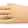 Anillo Elegante 01.60.0010 Oro Laminado, Pulido, Dorado