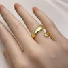 Anillo Elegante 01.341.0127 Oro Laminado, Pulido, Dorado