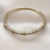 Aro Individual 07.283.0004.04 Oro Laminado, con Zirconia Cubica Blanca, Pulido, Dorado