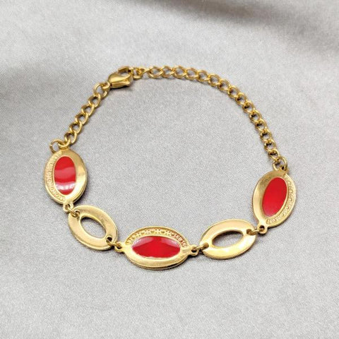 Pulsera Elegante 03.63.22115.07 Acero Inoxidable, Pulido, Dorado