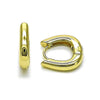 Argolla Huggie 02.213.0658.16 Oro Laminado, Pulido, Dorado