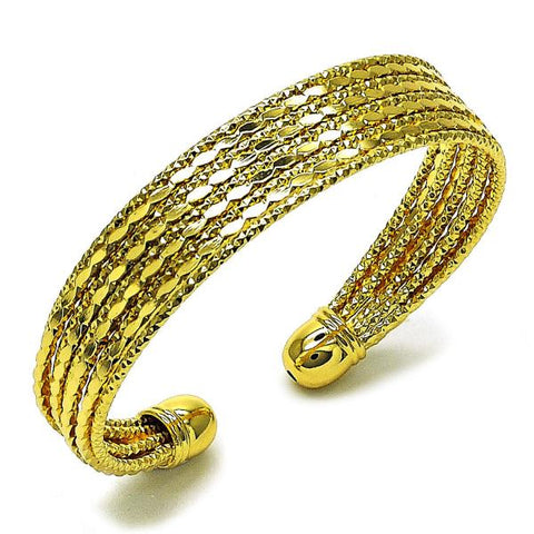 Aro Individual 07.170.0041.1 Oro Laminado, Diamantado, Dorado