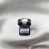 Anillo de Hombre 01.63.0672.05 Acero Inoxidable, Esmaltado Negro, Rodinado Negro